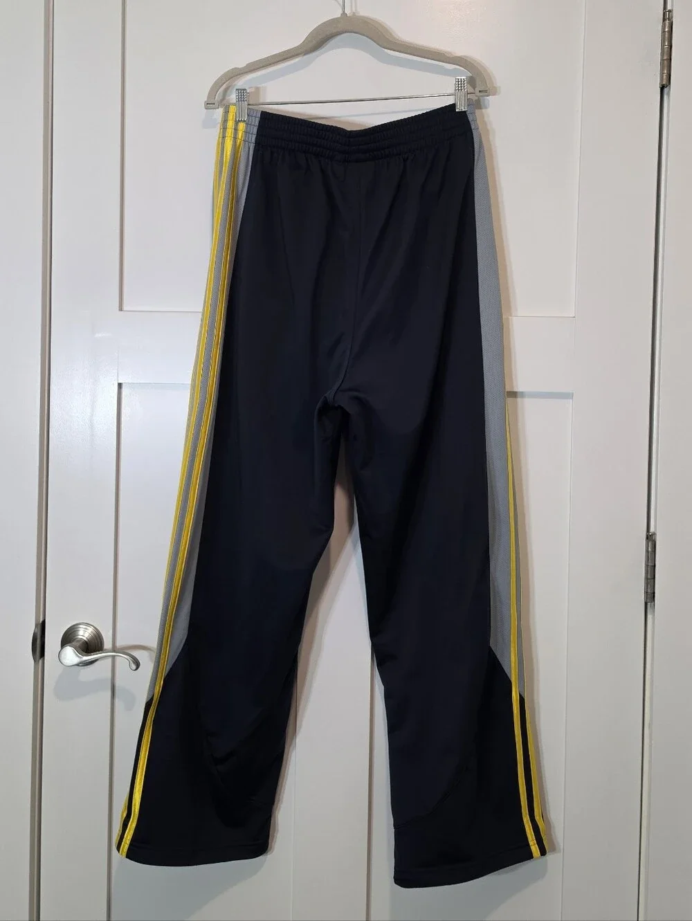 Vintage Adidas Warm Up Basketball Athletic Pants Classic Baggy Navy Size Large